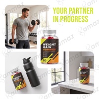Gummies pour la prise de poids, supplément protéiné hypercalorique, nutrition sportive, fabrication de formules personnalisées OEM en marque blanche