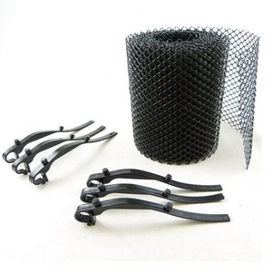 Protections de gouttière en plastique haute résistance, couvercle de gouttière réutilisable, filet de protection de vidange avec 15 crochets pour une Installation facile - Product Image 5
