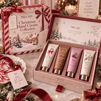 Coffret Cadeau Crème Mains Marque Blanche – Cadeaux de Noël pour Elle – Hydratant et Éclaircissant – Coffret Soin des Mains pour Femme