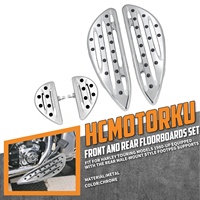 Repose-pieds pour passager avant et arrière de moto, pour Harley Touring Road King FLHR Softail Fatboy FL