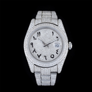 Drioshipping Stainless Steel This Moissanite <b>Diamonds</b> <b>Watch</b> Boasts VVS Clarity Adding a Touch of Luxury It Elevates Your Fashion - Product Image 1