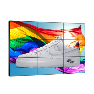 Écran LCD <span class=keywords><strong>TV</strong></span> 55 pouces <span class=keywords><strong>4K</strong></span> à cadre étroit pour intérieur, affichage vidéo mural intelligent pour la publicité - Product Image 1