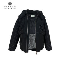 2025 conception d'usine sur vêtements de nuit Tube lumineux coupe-vent imperméable Polyester tissu Style duvet de canard blanc vestes bouffantes pour hommes