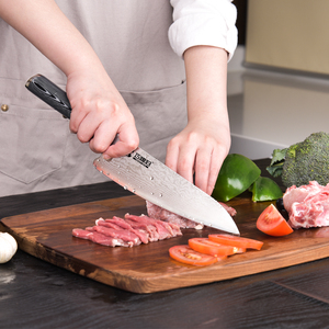 Amazon <span class=keywords><strong>Offre</strong></span> Spéciale 8 Pouces Chefs Couteau <span class=keywords><strong>de</strong></span> <span class=keywords><strong>Cuisine</strong></span> Professionnel Allemagne Din 1.4116 Couteaux - Product Image 3