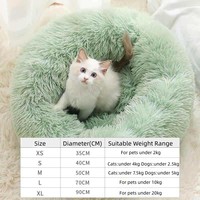 Camas para Mascotas Grandes, Lujosas, Sólidas, Modernas, con Cojín, Gris Oscuro, Felpa Larga, para Interiores, Lavables, Relajantes, Divertidas, Suaves y Esponjosas