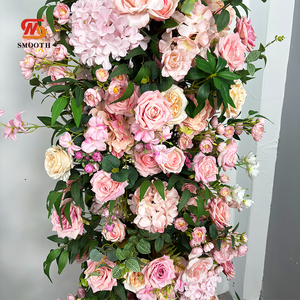 Arche florale LEDA rose ivoire pour événements de mariage, arrangement floral, centre de table, arche de fond, décoration de scène - Product Image 4