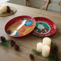 Lage Prijs Aangepaste Logo Fruit Blik Dienblad