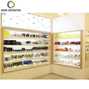 Fashion Wooden Perfume Shop Decoration Custom Perfume Display Rack Beauty Supply Store Display <b>Shelves</b> - Product Image 4