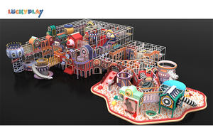 Centro Giochi per Bambini con Super Trampolino, Scivoli, Piscina di Palline, Labirinto e Giochi Interattivi - Product Image 6