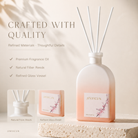 Diffuseur de parfum d'ambiance de luxe 100 ml avec bouteille en verre minimaliste, arôme longue durée pour boutique de cadeaux, hôtel, OEM, marque privée