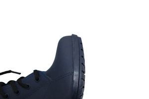 Botas de lluvia de PVC con tacón de cuña para mujer, zapatos antideslizantes con cinta de goma - Product Image 4