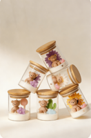 Bougies en verre réutilisables en forme d'ours, 6 styles, multiples senteurs, cire de soja et de paraffine, écologiques, pour la décoration intérieure, les fêtes et les bars, durée de combustion de 10 à 15 heures