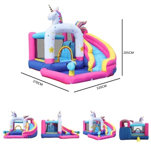 Bác Sĩ Cá Heo Unicorn Nhà Bị Trả Lại Kid Inflatable Nước Nhà Trả Lại Bán Buôn Inflatable <span class=keywords><strong>Bouncer</strong></span> Với Trượt Nhà Sản Xuất Trung Quốc - Product Image 3