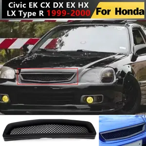 1999 To 2000 for CX DX EX LX Type R Front Hood Mesh Grille Replacement Front Bumper Grille Decoration Body Kit - Product Image 1