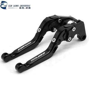 Palancas de embrague de freno plegables ajustables para motocicleta de mecanizado CNC, manijas aptas para <span class=keywords><strong>CBF600</strong></span> - Product Image 1