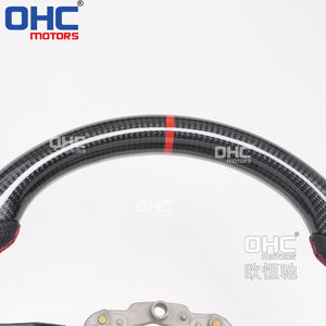 Volant de course en Fiber de carbone personnalisé en usine pour moteurs OHC <span class=keywords><strong>2022</strong></span> ~ 2024 <span class=keywords><strong>Mini</strong></span> <span class=keywords><strong>Cooper</strong></span> F54 F55 F57 F56 - Product Image 3