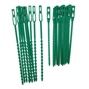 Attaches de plantes réglables, attaches flexibles pour plantes de jardin, clip de tige vert pour <span class=keywords><strong>support</strong></span> d'escalade d'arbres de jardin, vigne, tomate - Product Image 1
