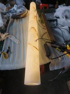 Candelabro personalizado de diseño de Villa para sala de estar, Vestíbulo de Hotel moderno, luces colgantes de mármol de lujo decorativas - Product Image 6