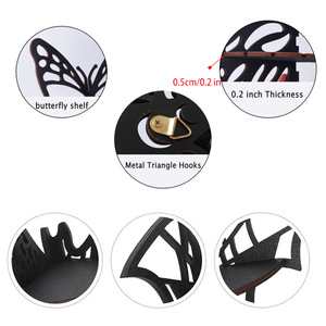 Semplice appendiabiti da parete <span class=keywords><strong>in</strong></span> <span class=keywords><strong>legno</strong></span>, portaoggetti da parete <span class=keywords><strong>in</strong></span> stile retrò americano per Pasqua, <span class=keywords><strong>supporto</strong></span> da parete <span class=keywords><strong>in</strong></span> <span class=keywords><strong>legno</strong></span> a forma di gatto - Product Image 3