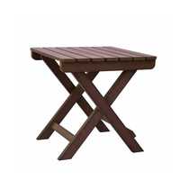 Table basse carrée moderne en bois avec métal et bois au design compact pour meubles de salon