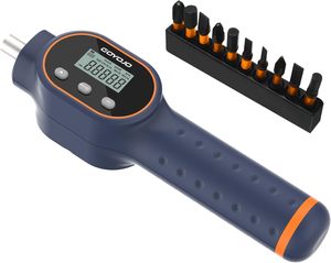 GOYOJO Digital <b>Torque</b> Screwdriver <b>Set</b> 1/4'' High Adjustable <b>Torque</b>, Non Handle for Furniture Vehicle Repair - Product Image 1