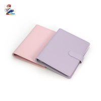 Carpeta de 6 Anillas con Logotipo Personalizado, Organizador de Cuaderno de Negocios de Cuero PU Colorido con Cierre Magnético y Encuadernación de Hojas Sueltas