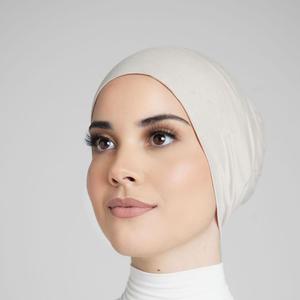 Universal muslim under <b>cap</b> <b>hijab</b> solid color cozy Customizable Ladies Lightweight Breathable Soft Stretchy - Product Image 1