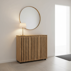 5 Tiers <strong>Shoe</strong> Rack Cabinet Storage Wooden Shelf <strong>Cupboard</strong> Natural for Home - Product Image 1