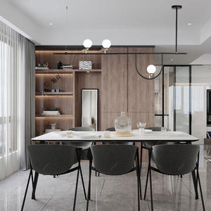 Lámparas de Hierro Estilo Nórdico con Forma de Pájaro, Creativas, Únicas, Artísticas, Geométricas, Colgantes Largos con LED y Altura Ajustable para Mesas de Comedor - Product Image 5