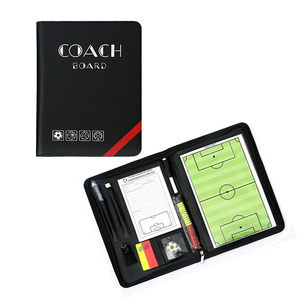 Pizarra Táctica Plegable Multifuncional Portátil de Cuero con Imán para Baloncesto, Voleibol, Fútbol, para Enseñar Tácticas - Product Image 1