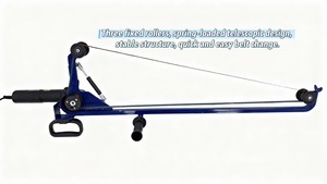 산업용 대구경 전동 핸드헬드 벨트 샌더 (가변 속도 및 1200W 출력, 파이프 표면 연마용) - Product Image 5