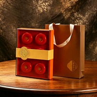 Boîte en acrylique de luxe personnalisée pour l'emballage du thé et les cadeaux de mariage avec logo en relief, doublure en éponge, écologique