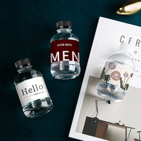 Autocollant personnalisé pour bouteille d'eau, conception publicitaire, impression recto-verso, étiquette pour bouteilles de jus de fruits, de boissons et d'eau minérale