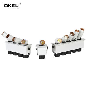 OKELI vente en gros IP20 Cob réglable intérieur hôtel commercial encastré plafond LED projecteur rétractable - Product Image 1