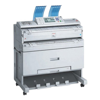 Ricoh Aficio MP W3601 MP W2401 Imprimante de documents grand format pour copieur de plan numérique