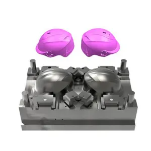 high quality plastic mold manufacturer china of plastic Helmet plastic injection mould making process