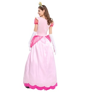 Nuevo Estilo Vestido de <span class=keywords><strong>Princesa</strong></span> Echo para <span class=keywords><strong>Mujer</strong></span>, <span class=keywords><strong>Disfraz</strong></span> de Reina para Fiesta Real, Atuendo Rosa Flor de Durazno - Product Image 4