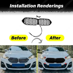 StarNav Pour Série 2 F44 2020 2021 2022 2023 2024 2025 Housse de protection contre l'eau pour automobile, kit de décoration de calandre LED pour prise d'air - Product Image 2