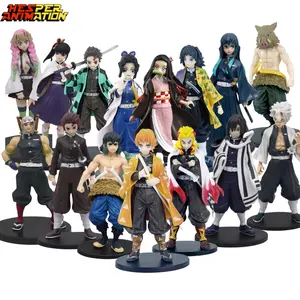 15 styles Hot Selling Manga Demon Slayer Figure Character Model Decoration Collection Juguetes Nezuko Agatsuma Zenitsu Figure