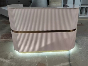 Mostrador de Recepción Minimalista de Diseño Europeo para <span class=keywords><strong>Yoga</strong></span>, Tienda de Ropa Femenina, Salón de Belleza, Salón de Uñas, Gestión de la Piel - Product Image 3