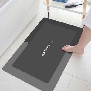 Bath <b>Mat</b> Super Absorbent Non <b>slip</b> Diatom Mud Floor <b>Mat</b> Bathroom Rug Quick Drying Bath Custom Kitchen Entrance Door <b>Mats</b> - Product Image 6