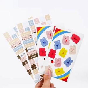 Printing Vinyl Individual Stickers <b>Waterproof</b> Label Kiss Cut Sticker <b>Sheet</b> Adhesive Custom Sticker <b>Sheets</b> - Product Image 5