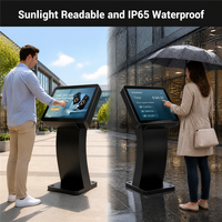 Kiosco de Información Inteligente para Interiores y Exteriores, Tótem con Pantalla Táctil, Tótem Interactivo Táctil LCD, Kiosco Digital con Pantalla
