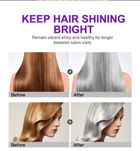 MOKERU — shampooing aux herbes pour cheveux blonds, produit <span class=keywords><strong>naturel</strong></span>, couleur argentée, violette, anti-gris, couleur magique - Product Image 5
