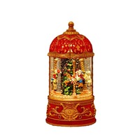 Lanterne musicale de Noël, petite décoration pour la veille de Noël, arrangement de cadeaux, veilleuse, plastique écologique, UV Noël