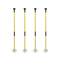 Drapeaux de golf à carreaux de petite taille standard avec trou coupe intérieur extérieur jardin cour aides à la formation pour la pratique du golf