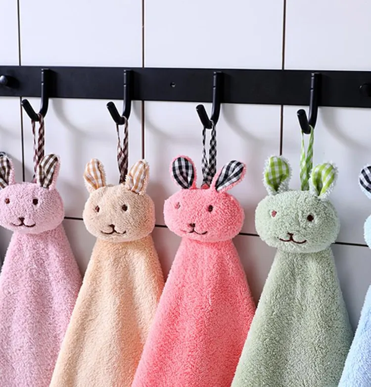 Microfiber hand towel hanging kitchen towel