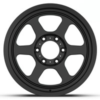Nuevas Llantas de Aleación Forjadas Clásicas de 6 Radios para Todoterreno, Color Bronce Mate, Ligeras, Personalizadas, PCD ET 4x4, para Camionetas y SUV, de 17-20 Pulgadas