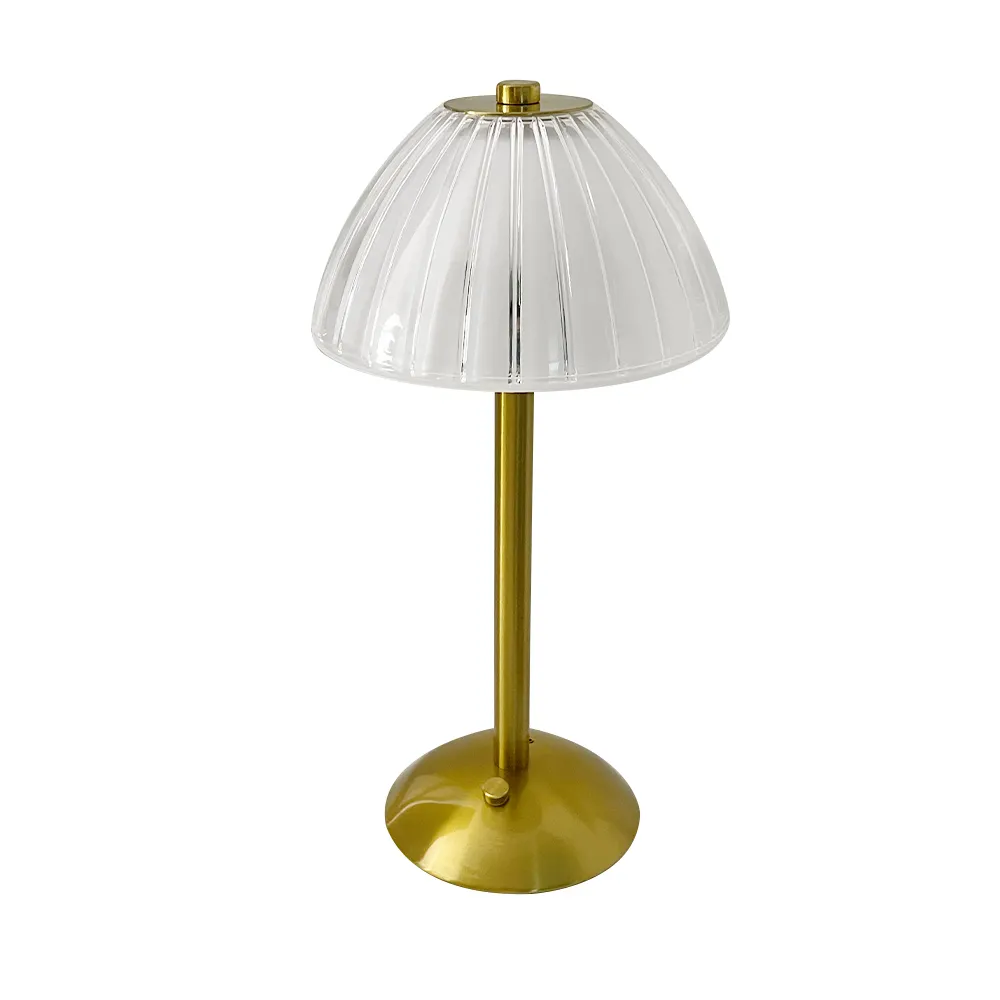Lampe de table d'affaires lampes de bureau LED Proable Rechargeable métal nouveau Design rétro petit fer DC acrylique moderne lampe nordique 20 80 Zn