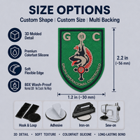 Applique en silicone pour équipe de course, décoration pratique pour vêtements, shorts, leggings, et pour la création de badges personnalisés pour vêtements